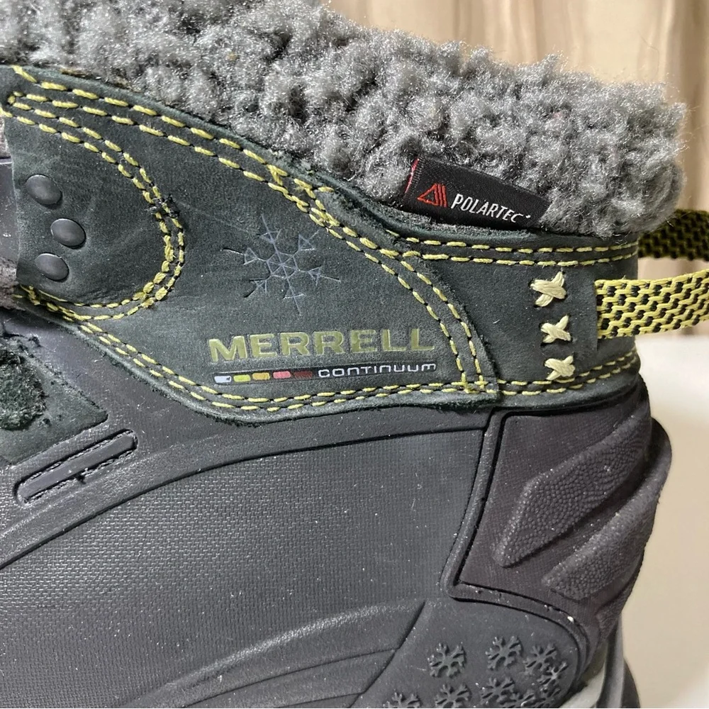 Merrell Winterlude 6 Continuum Women’s 10 Primaloft 200 Gram Vibram Warm Boots